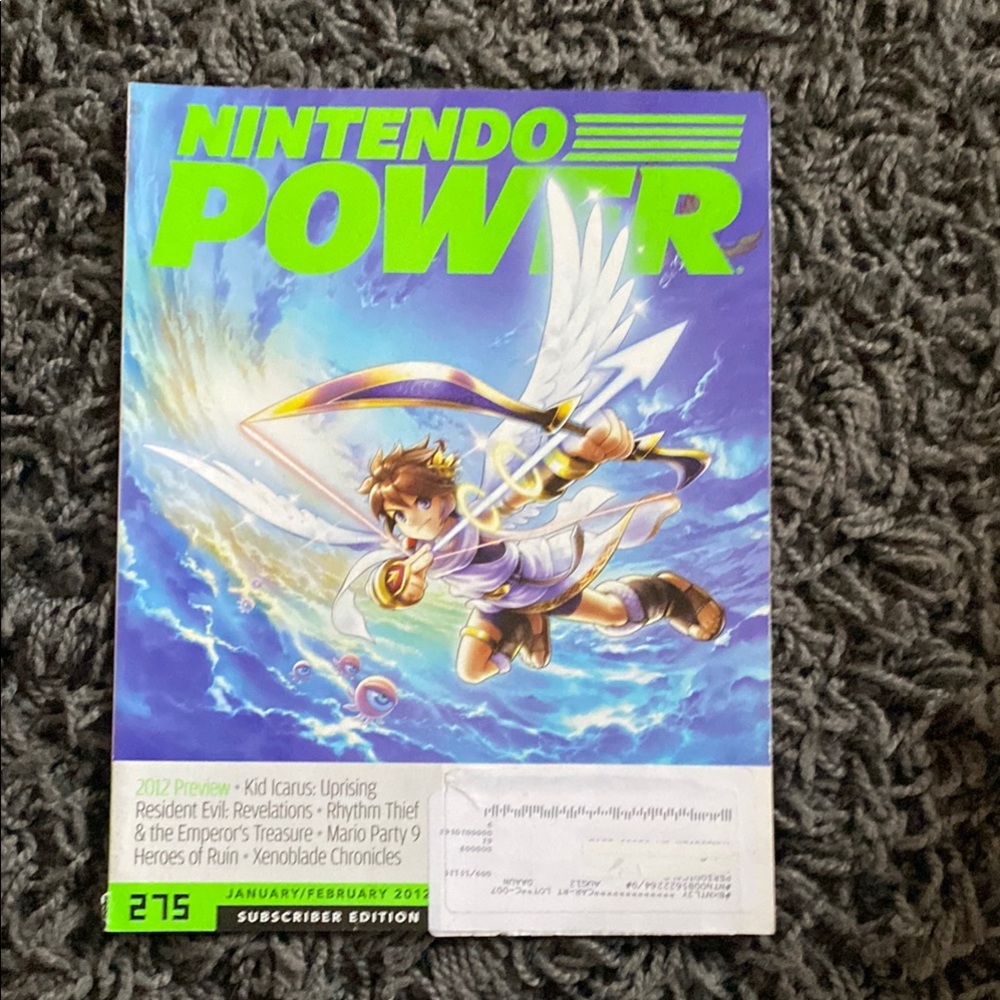 Nintendo Power Magazine - January/February 2012 Edition -Issue 275